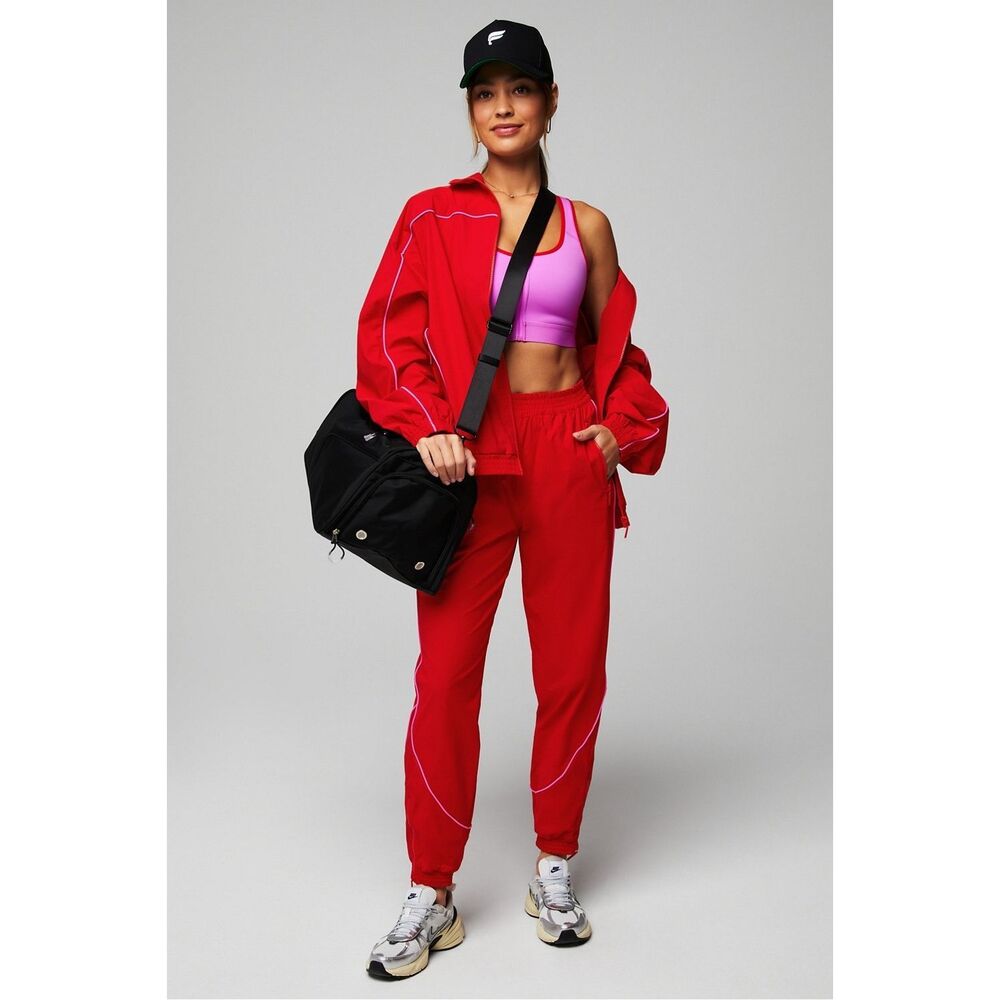 ✨Fabletics Relay Track Red Heated Red Sz 2X Pants✨